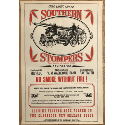 Steve Lane's Famous Southern Stompers (Vintage Jazz Concert Poster)