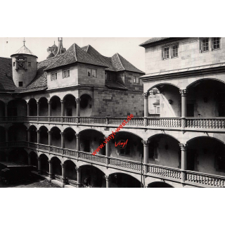 70173 Stuttgart / Germany: Inside View Of Altes Schloss - Arkadenhof (Vintage Photo)