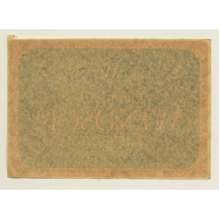 Göteborg / Sweden: Hotel Windsor (Vintage Self Adhesive Luggage Label / Sticker)