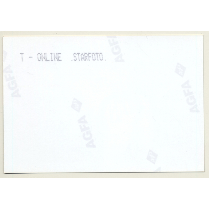 Rear View: Racy Kneeling Blonde Semi Nude / Boots - Butt (Vintage Photo Germany ~1990s)