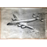 Pan Am NC88832 Lockheed 49 Constellation (Large Vintage Photo ~1950s/1960s)
