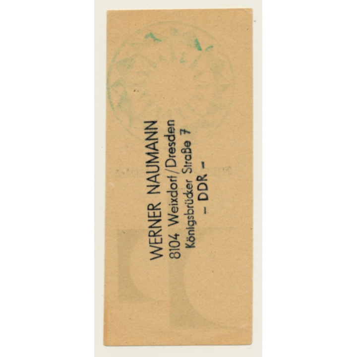 Potsdam / GDR: Interhotel - DDR (Vintage Luggage Label)