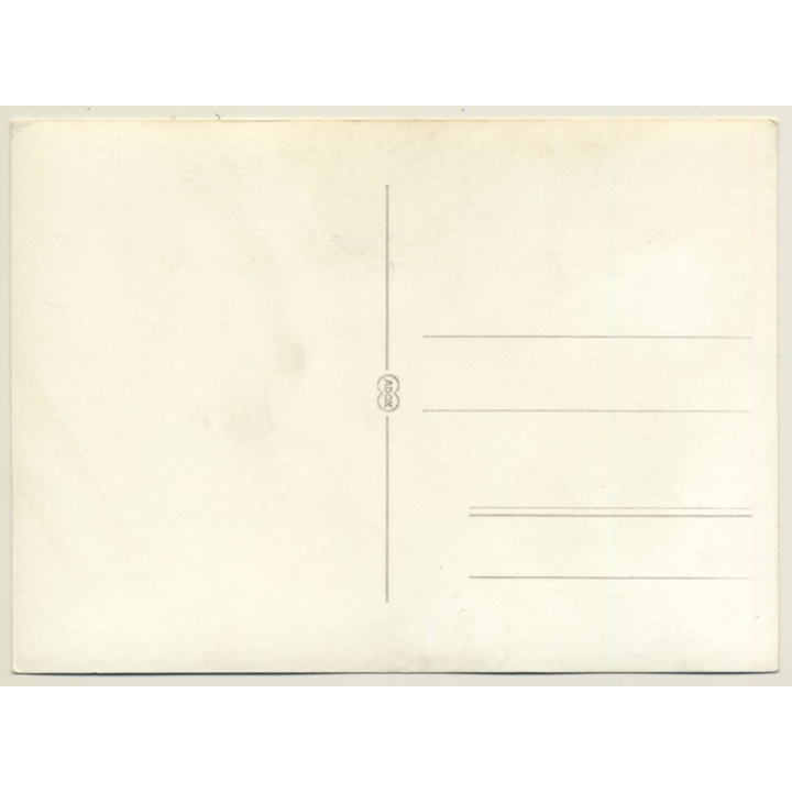 2 Darkhaired Nudes Near Baltic Sea Shore / Nudism (Vintage RPPC Adox GDR ~1970s)