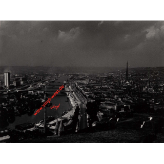 76188 Rouen / France: Panorama View - Seine & Notre Dame De Rouen (Vintage Photo)