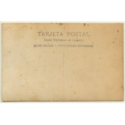 Young Elegant Spanish Man / Furniture - Suit - Design (Vintage RPPC ~1910s/1920s)