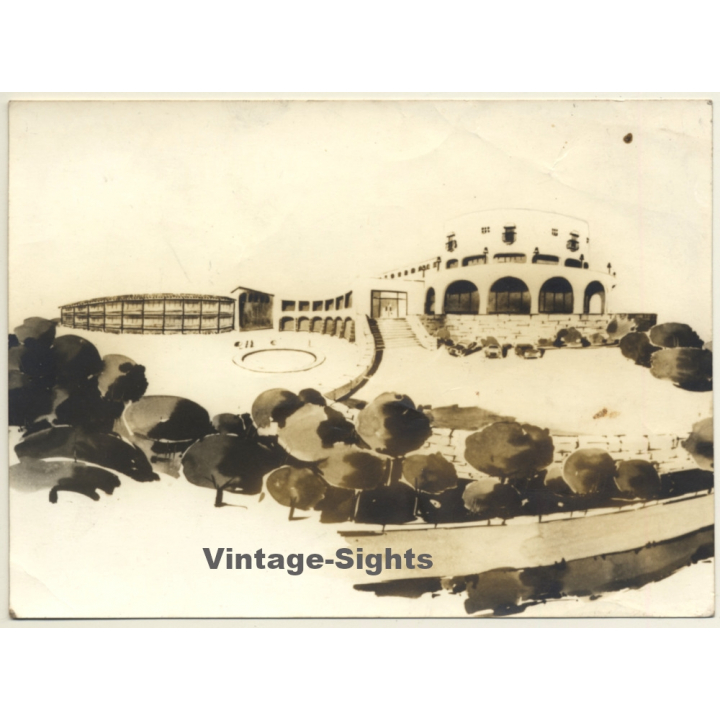 Mallorca / Baleares: Architecture Draft Of Hotel (Vintage Photo Rul-Lán 1965)