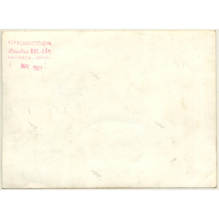 Mallorca / Baleares: Architecture Draft Of Hotel (Vintage Photo Rul-Lán 1965)