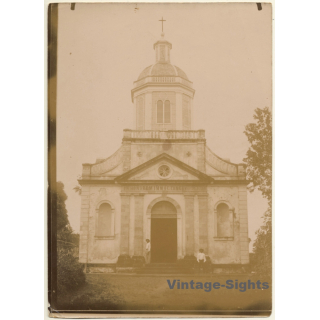 Africa / Congo?: Eglise De L'Immaculée Conception (Vintage Photo ~1910s/1920s)