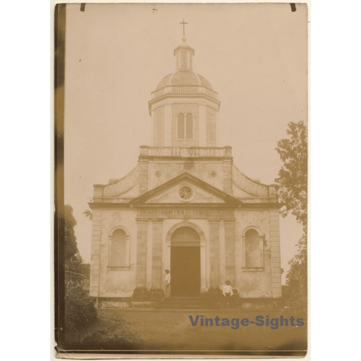 Africa / Congo?: Eglise De L'Immaculée Conception (Vintage Photo ~1910s/1920s)