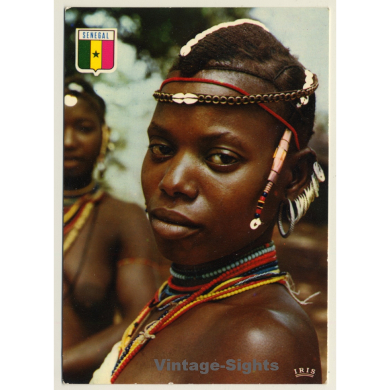 Senegal: Danseuse Bassari / African Tribe - Ethnic (Vintage PC)