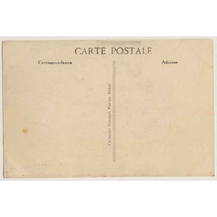 Afrique Occidentale: Fille Foulah / Risqué - Ethnic (Vintage PC ~1910s/1920s)