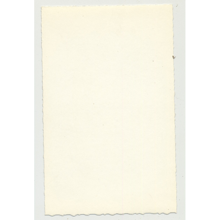 Nude Blonde Pinup Leans Against Wall / No Panties (Vintage Real Photo B/W)