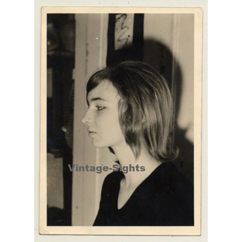 Portrait Of Pretty Young German Woman (Vintage Photo ~1960s)