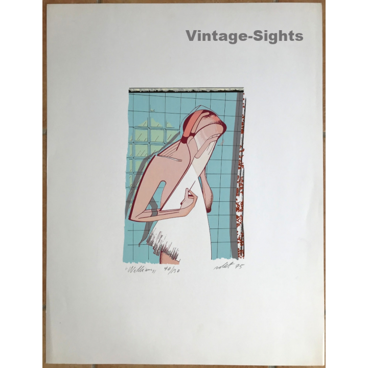 Christian Rolet: William - Lim.Ed. 90/130 (Vintage Lithography 1975)