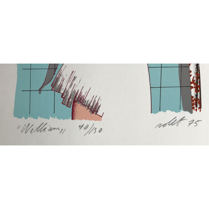 Christian Rolet: William - Lim.Ed. 90/130 (Vintage Lithography 1975)