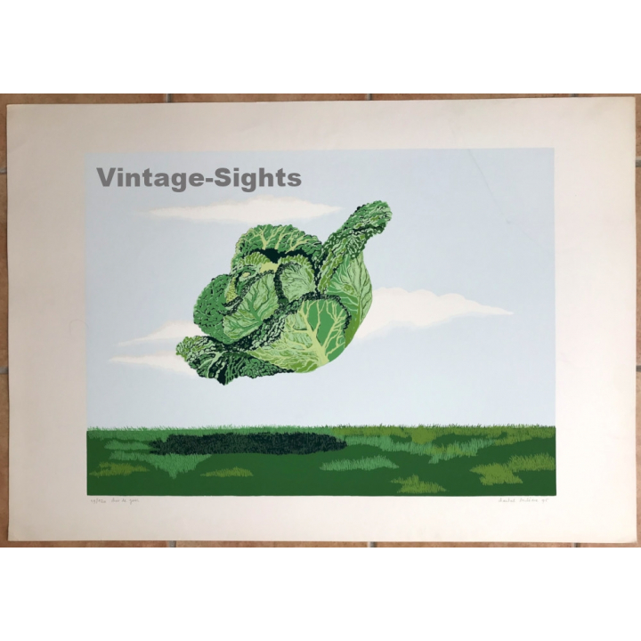 Chantal Decléve: Chou De Jour - Lim.Ed. 59/120 (Vintage Lithography 1975)