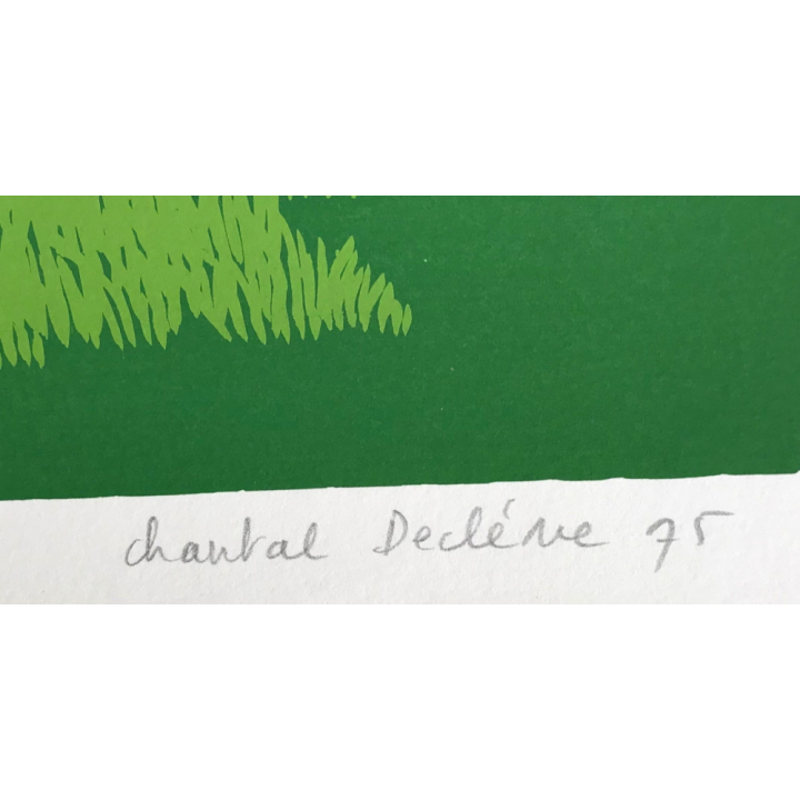 Chantal Decléve: Chou De Jour - Lim.Ed. 59/120 (Vintage Lithography 1975)