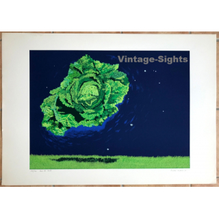 Chantal Decléve: Chou De Nuit - Lim.Ed. 113/120 (Vintage Lithography 1975)