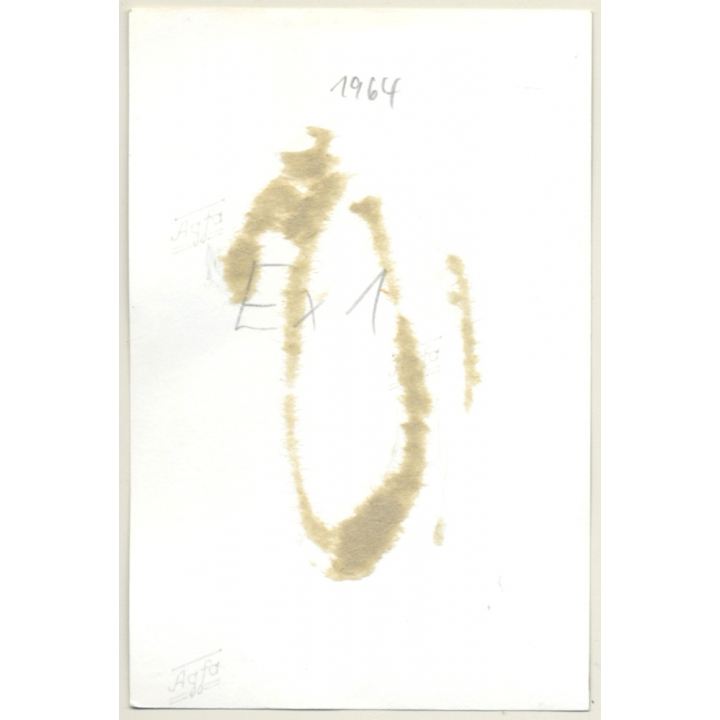 Topless Maid W. Blonde Wig / Steel Waist Belt & Handcuffs BDSM (2nd Gen. Photo GDR ~1960s)