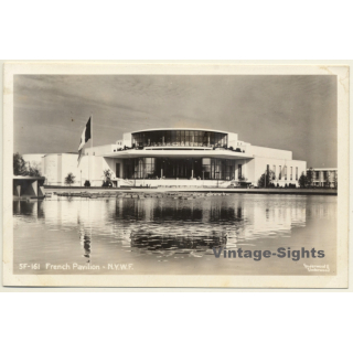 N.Y. / USA: French Pavillion - World Exhibition 1939 (Vintage RPPC)