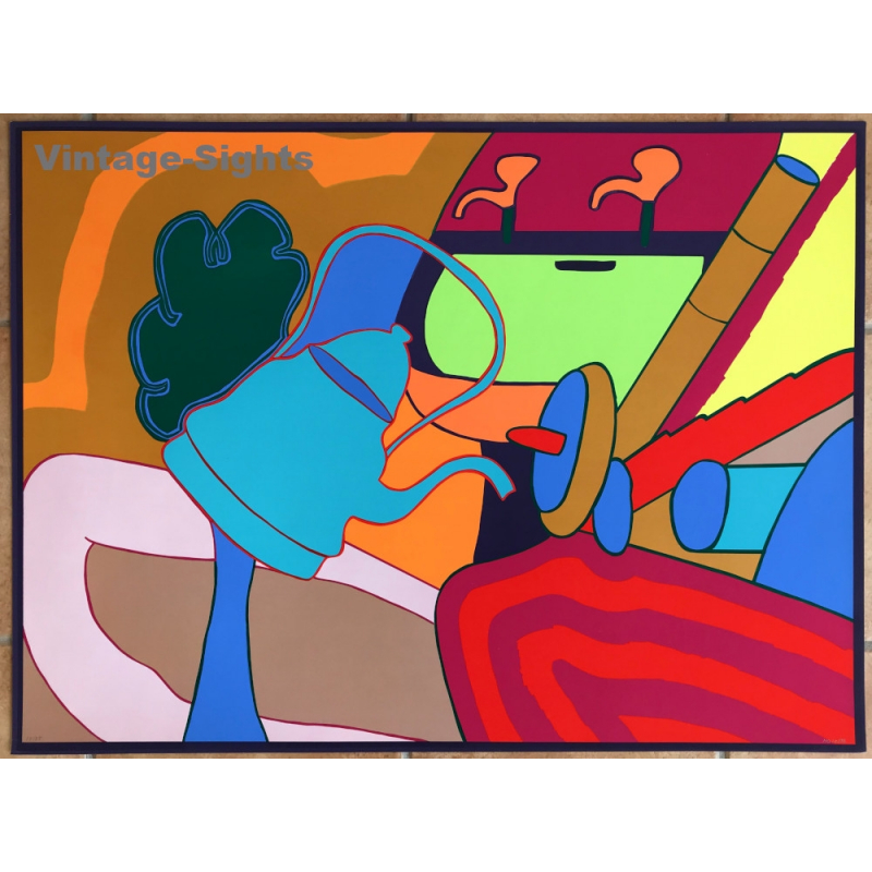 Mahette ? Makette ?: Pop Art I - Lim.Ed. 27/85 (Vintage Screen Print ~1970s)