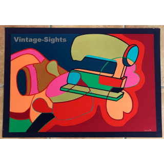 Mahette ? Makette ?: Pop Art II - Lim.Ed. 57/80 (Vintage Screen Print ~1970s)
