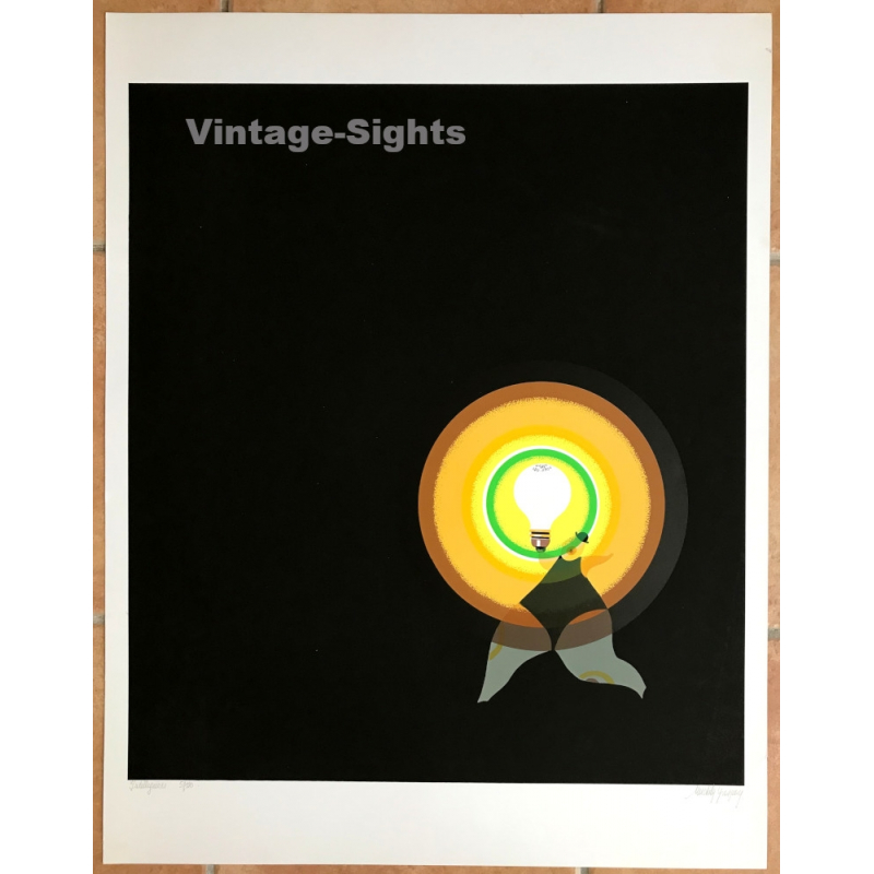 Intelligence - Lim.Ed. 51/130 (Vintage Lithography ~1970s)
