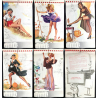 Elliott Freeman: Artist's Sketch Pad / Pin Up (Vintage Calendar 1950)