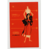 To Israel & The Near East By Sabena Belgian World Airlines (Vintage Airline Luggage Label)