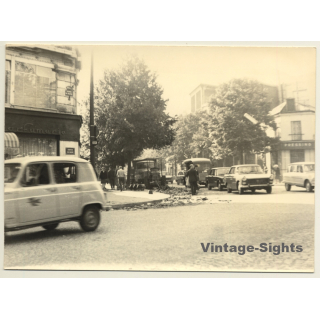 May 1968 - Paris: Street Damages After Manifestation (Vintage Photo)