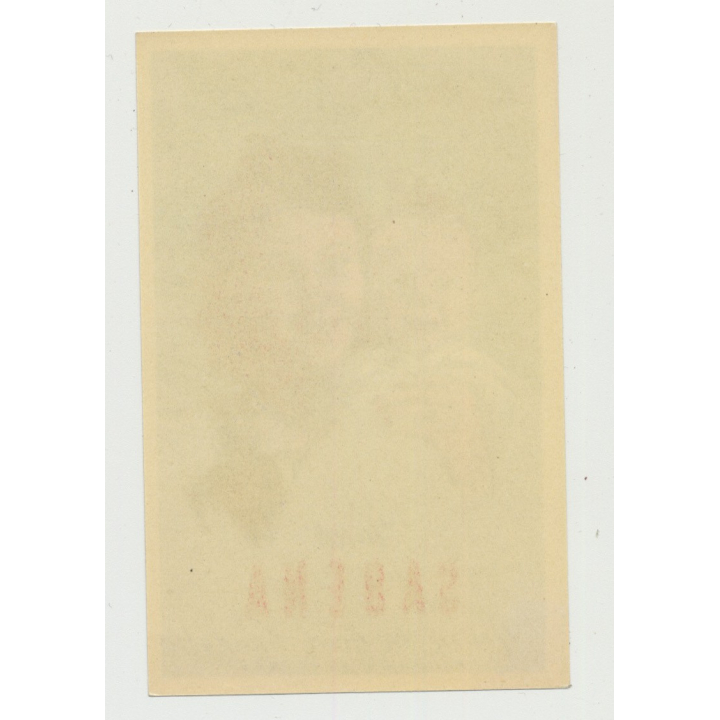 With Sabena You're In Good Hands - Belgian Airlines (Vintage Airline Luggage Label)