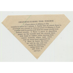 KLM - Golden Circle Service (Vintage Airline Roll On Label)