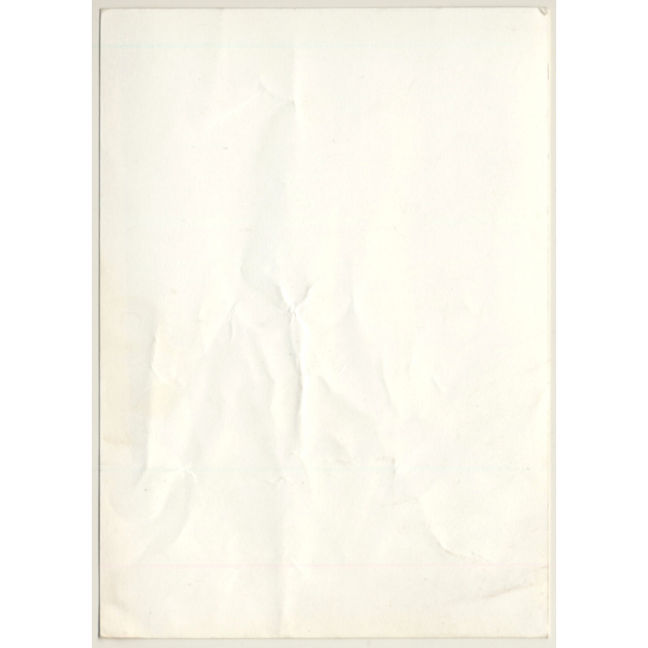 Jerri Bram (1942): Rear View Of Nude Blonde Woman (Vintage Photo ~1970s)