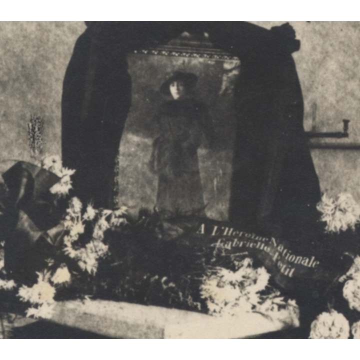 Gabrielle Petit (1893-1916) Cell At Saint-Gilles Prison (Vintage Photo ~1916)