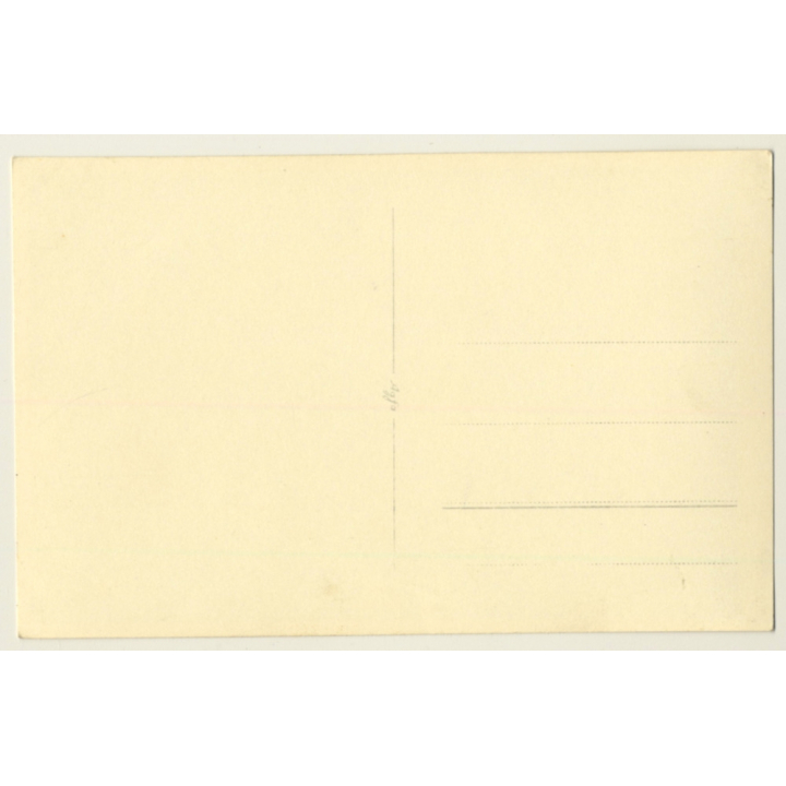 Nude Woman Bends Over On Dingi / Butt (Vintage RPPC Germany ~1950s/1960s)