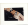 R.Folco: Slim Woman In Lingerie & Nylons / Legs (Vintage Photo France 1980s)
