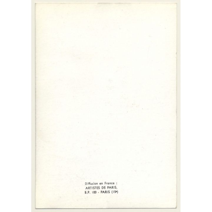 2 Semi Nudes In Lesbian Encounter*3 / On Top - Risqué (Vintage PC ~1970s)