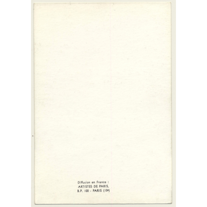 2 Semi Nudes In Lesbian Encounter*4 / Butt - Risqué (Vintage PC ~1970s)