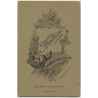 Mathieu / Marseille: Elegant Woman In Victorian Dress (Vintage Cabinet Card ~1900s/1910s)