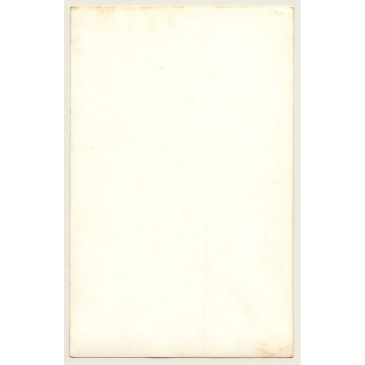 Racy Slim Semi Nude About To Take Off Nylons / Eyes (Vintage Photo ~1960s)