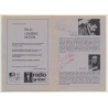 Jazz Festival Dornbirn 8. April 1978: Benny Bailey Quintett (18 Page Booklet) Signed!