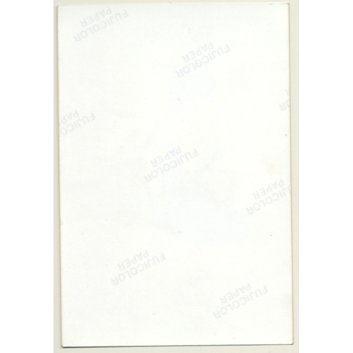 Busty Brunette Semi Nude Flashes Boob On Couch (Vintage Photo Germany ~1990s)