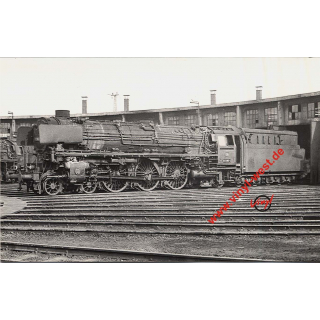 German Steam Train 012 063-4 At Railway Turntable (1975)