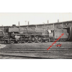 German Steam Train 012 063-4 At Railway Turntable (1975)