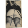 Master About To Spank Womans' Bare Butt / Belt - BDSM (Vintage Photo ~1940s/1950s)