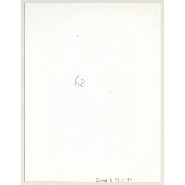 R.Folco: Dreamy Nude Female On Chair (Vintage Photo France 1980s)