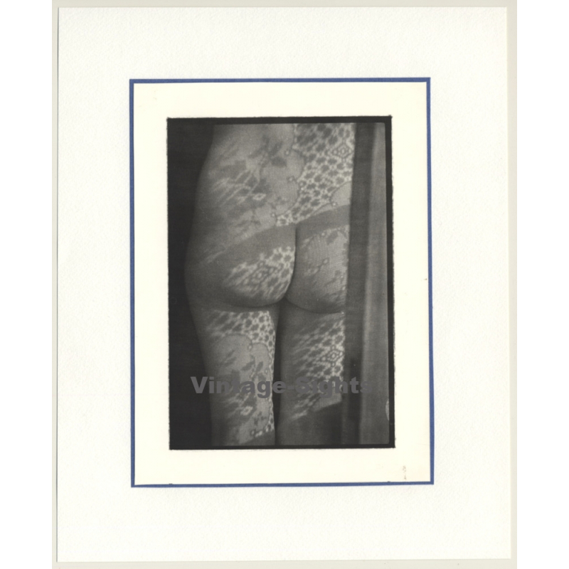 R.Folco: Shadow Reflections On Nude Womans' Butt (Vintage Photo France 1970s)