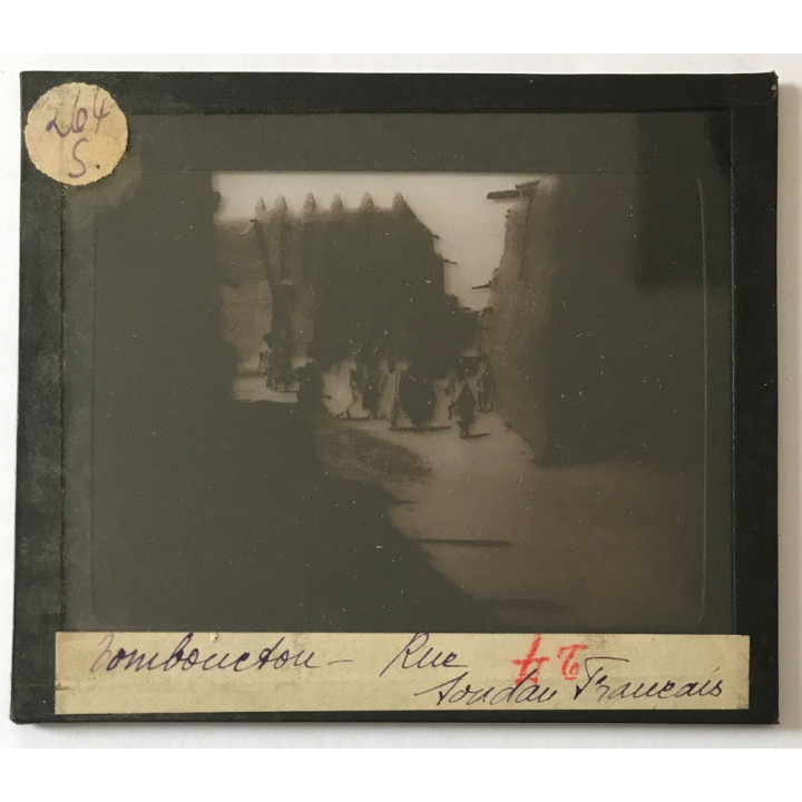 Tombouctou - Timbuktu / Soudan Francais - Mali: Une Rue (Vintage Glass Dia Positive 1910s)