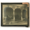 Maghreb / Africa: Indigenous At Fountain - Mosaic Tiles (Vintage Glass Dia Positive 1910s)