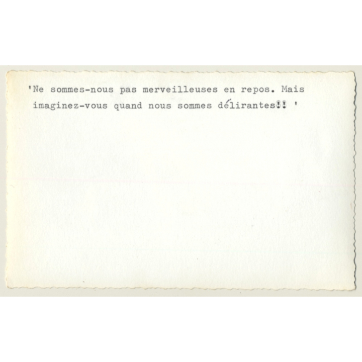 Slim Blonde Nude Lingers On Blanket / Legs (Vintage Photo ~1950s)